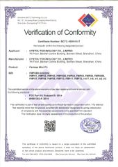 Fcc certificate from Shenzhen Anstou Technology LTD