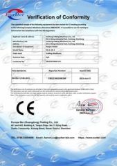 CE certificate of Yucheng Yuming Machinery Co., Ltd – certificate photo, supplier certificates section