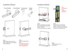 Ttlock APP Password Card Fingerprint Keyless Smart Electronic Biometric Handle Door Lock - Image 5