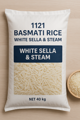 1121 Basmati Rice – White Sella & Steam (Export Quality, 2024–2025 Crop) – product photo 1, product detail gallery