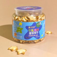 Fresh Milk Sea Salt Star Cookies Biscuits Breakfast 0% Water Shape Star Origin China Flavor Sea Salt Feature Low-fat HS Code 1905310000 - Image 5