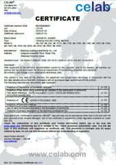 CE Certificate certificate of ZHEJIANG GUANGYA MACHINERY CO., LTD. – certificate photo, supplier certificates section