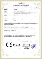 ROHS certificate of Shenzhen Lovisle Technology Co., Ltd. – certificate photo, supplier certificates section