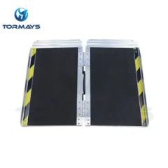Multifunction Aluminum Folding Ramp Assembly Wheelchair Ramp Height 5cm Width 73cm Length 61cm Origin China Model NO. TSAR06 - Image 3