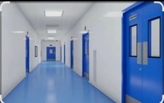 Clean Room Doors Seal Type Airtight Surface Texture Smooth Standard Compliance Iso Hygiene Feature Easy To Clean Safety Feature Interlock - Image 2