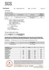 Shirt bag food grade certificate from KAIPING FEILIYANG PACKING MATERIALS CO., LTD.