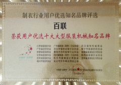 Honor certificate from Qingdao Leading Industry Co., Ltd.