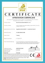 CE certificate from Wuxi Tefa Decoration Material Co., Ltd.