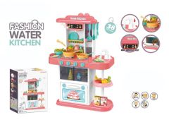 93.5cm Pretend Cooking Role Play Set Kids Plastic Kitchen Toys for Kids - Hongma Toys Company