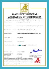 CE certificate certificate from Zhejiang Nanchi Pump Co., Ltd.