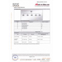 SGS certificate certificate from Hubei Space Double Rhombus Logistics Technology Co., Ltd.