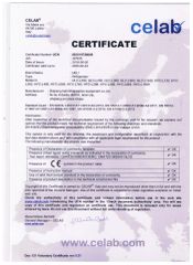 CELAB certificate from Zhejiang Heerxin Refrigeration Appliance Technology Co., Ltd.