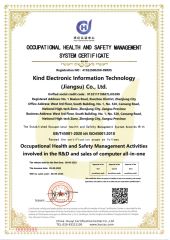 ISO 45001 Occupational Health and Safety Management System Certificate certificate from Kaii Medical (Guangzhou) Co. Ltd