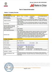 CERTIFICATES certificate of SHANDONG HUIJING NEW MATERIAL CO., LTD. – certificate photo, supplier certificates section