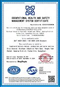 ISO 45001-2018 certificate from CSSUN Energy Co., Ltd