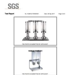 SGS certificate from Guangzhou Shunyi Long Trade Co., Ltd