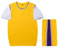 Lakers Breathable Custom Girls Reversible Basketball Jerseys Men Basketball Uniform Sets - Guangzhou RJ Clothing Co., Ltd.