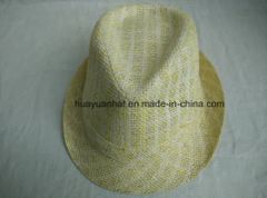 90 Paper 10 Polyester Paper cloth Fabric Fedora Hats - Sunrose Hats Company Limited