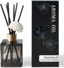200ml Wholesale Wedding Luxury Design Gift Set Packaging Box Aroma Rattan Sticks Glass Bottle Reed Diffuser - Image 1
