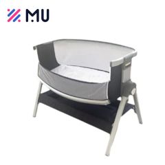 Luxury Foldable 5 Levels Height Adjustable Baby Bedside Bassinet Crib - Image 3