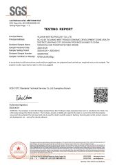MCP SGS certificate from Alchem Biotechnology Co., Ltd.