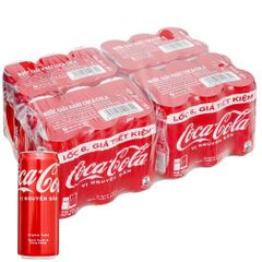 Coca-Cola 330ml Can Canned Cola Carbonated Soft Drink Original Taste Soda Beverage Wholesale Bulk Supply - Image 1