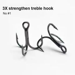 Custom High-Carbon Steel Stinger Rig Set UV Screw Pin Treble Hooks - Image 6