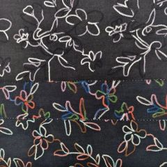Tc Denim with Emb Min 1000m Width 51'' Technics Woven Drawn Embroidery Trademark Chatlee Model NO. CH-10636 HS Code 5810910000 - Image 2