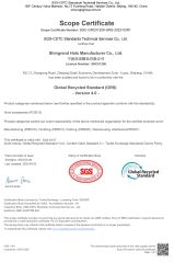 GRS RCS Certificate certificate from Shingrand Hats Manufacturer Co., Ltd.