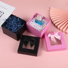Ins Hot Sale Customized Raffia Jewelry PVC Window Lipstick Gift Packaging Cartons - Yiwu Jialan Package Co., Ltd.