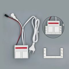 Smart Transfer Rotary Light Pressure Electrcal Glass Power Rocker Switch for Mirror - Image 2