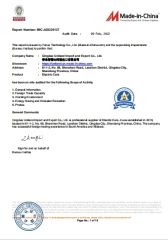BUREAU VERITAS CERTIFICATION CHINA certificate of Qingdao Uniland Import and Export Co., Ltd. – certificate photo, supplier certificates section