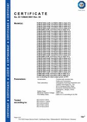 Certificates certificate from Wuxi Taoistic New Energy Co., Ltd.