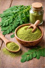 Organic Style Moringa Powder For Smoothie Blends Cooking Ideas Herbal Beverages And Wellness Recipes - Image 2