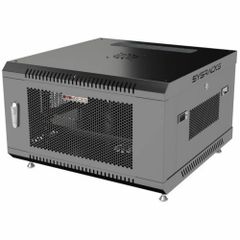 Sysracks 6U  Depth Wall Mount Color Black Rack Size 6U Brand Sysracks Rack Depth 600mm Material Alloy Steel External Depth 24 - Image 2