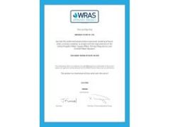WRAS certificate from QINGDAO I-FLOW CO., LTD.