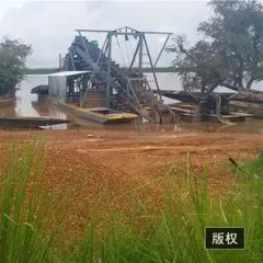 Alluvial Processing Ship High Efficiency Recovery Hydraulic Gold Boat Dredge - Image 4