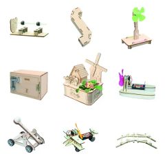 Customized 3D Puzzle DIY Solar Toy Edu Kit Wooden Student Kit MOQ100 1Y - Image 6