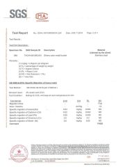 SGS certificate from Yantai Zhuyuan Environmental Tech Co., Ltd.