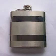 Hip Flask (EWI20008) Origin China Trademark emodak HS Code 72181000 Specification 7oz Model NO. EWI20008 Min. Order: 1,000 - Image 1