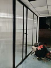 Aluminium Partition Fabrication Service, in Gurgaon Height 7-10 Feet Service Mode Offline Materials Used Aluminum Service Location/City - Image 2