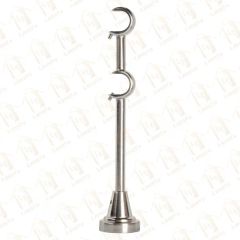 Aluminum Single Curtain Rod Brackets, Curtain Pole Brackets - Image 3