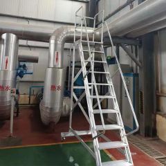 Warehouse Climbing Ladder Mobile Platform Mobile Metal Stairs Tools for Construction - Image 5