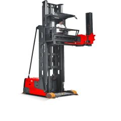 Three 3 Way Electric 1.5ton Narrow Aisle Reach Truck Pallet Stacker Vna Forklift - Deli Machinery Shandong Co., Ltd