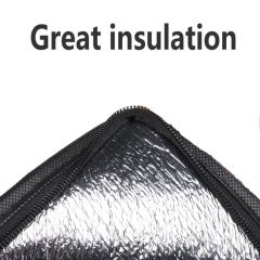 Insulated Grocery Shopping Bags, Reusable, Thermal Zipper, Collapsible, Tote, Cooler, Food Transport Hot and Cold - Image 5