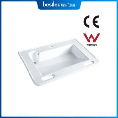 Factory Direct Sales Rectangle Sink Bathroom Vanity Ceramic Wash Basin Cabinet Basin - Image 5