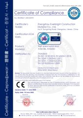 CE for high speed spiral door certificate from Zhengzhou Everbright Construction Material Co., Ltd.
