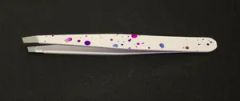 High Quality Stainless Beauty Tweezers Slanted Tips Tz0201 - Image 1
