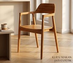 Coffee Chair Teak Wook - Image 1