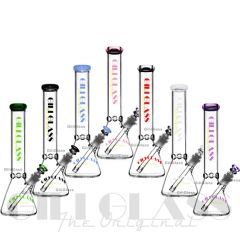Gili-106 Giliglass 15 Inches Glass Water Pipes Bubbler Art DAB Rig Design Beaker - Image 5